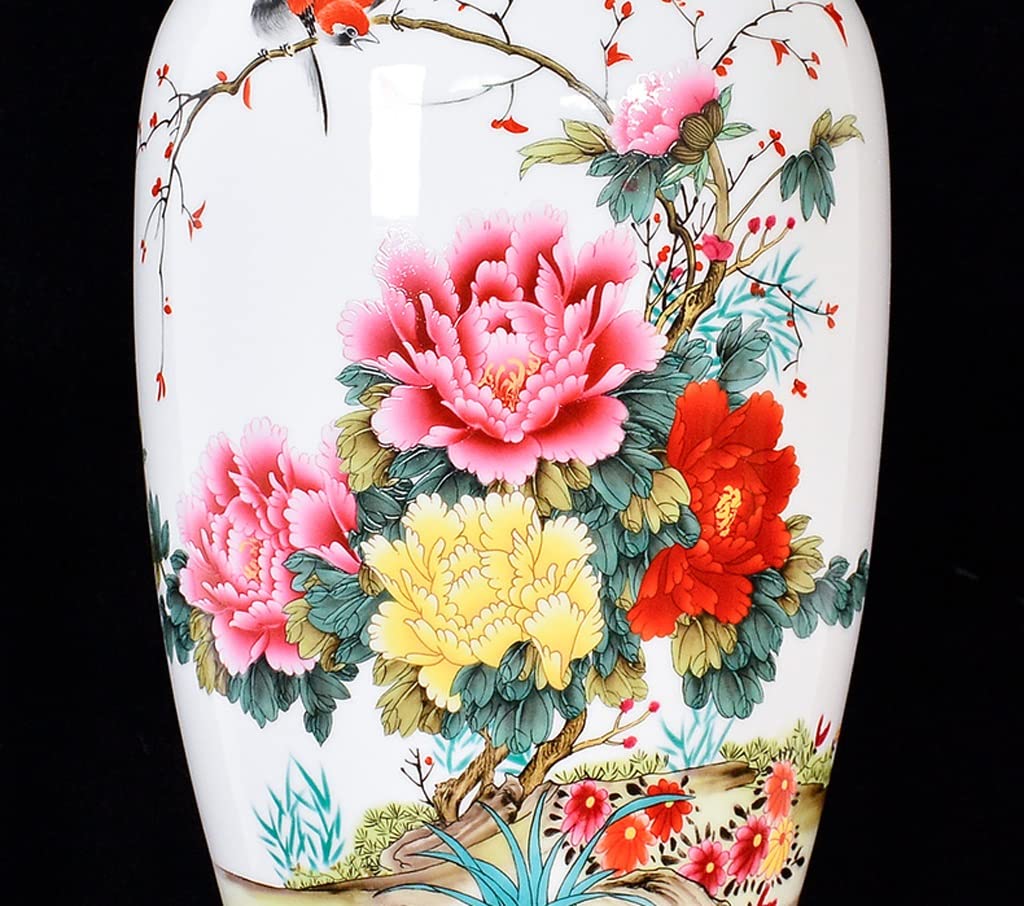 Ceramic Vase Home Chinese Living Room TV Cabinet Ornaments 22 * 44cm