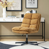 Armless Home Office Chair with 360-degree Swivel, Computer Task Chairs