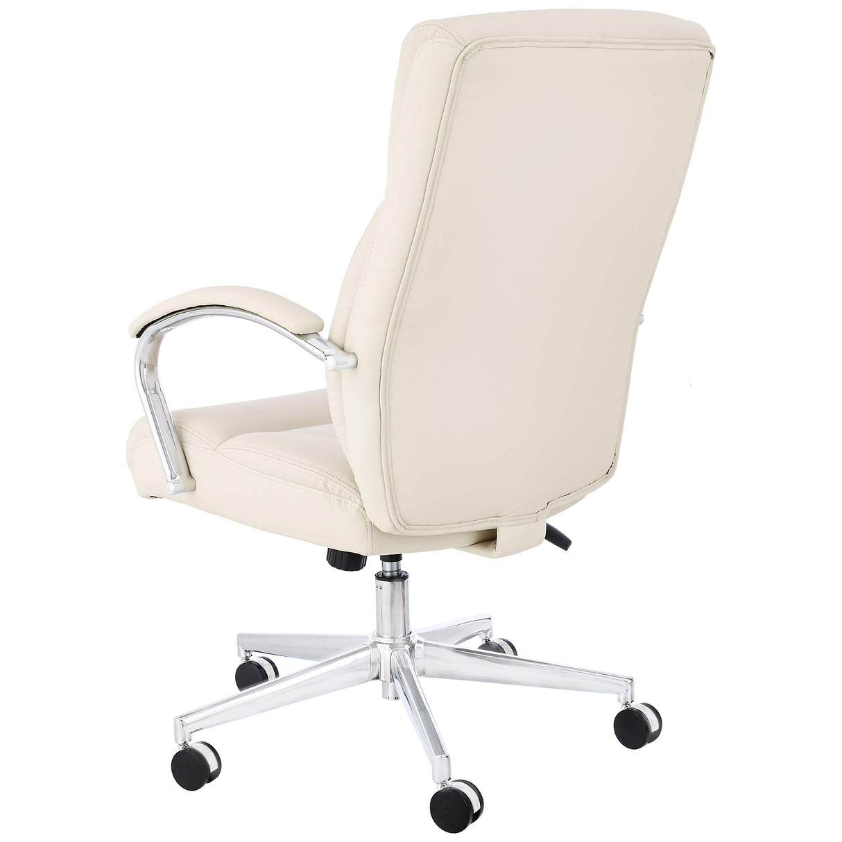 Executive Desk Chair - Ivory Bonded Leather, 275lb Capacity