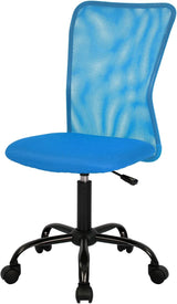 Home Office Chair Mid Back Mesh Desk Chair Armless Computer Chair Ergonomic Task Rolling