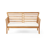 Caydon Patio Acacia Wood Loveseat