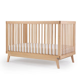 3-in-1 Convertible Crib to Toddler Bed – Wooden Crib Made in Italy