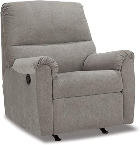 Miravel Casual Manual Rocker Recliner, Gray