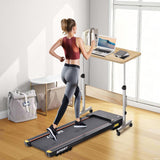 Small Standing Desk Adjustable Height Rolling Computer Desk Portable Laptop Desk