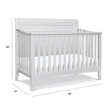 Anders 4-in-1 Convertible Crib in Cloud Grey, Greenguard Gold Certified