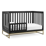 Jade 4-in-1 Convertible Crib - Greenguard Gold Certified, Ebony/Bronze