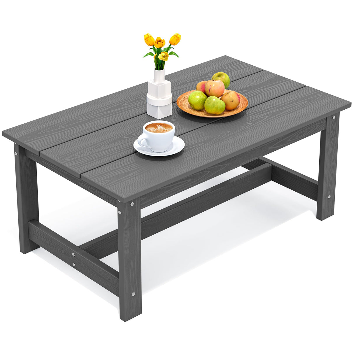 Patio Coffee Table, Rectangle Outdoor Coffee Table