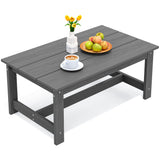 Patio Coffee Table, Rectangle Outdoor Coffee Table