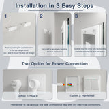 60x36 LED Bathroom Mirror - Front & Backlit Vanity Mirror with Anti-Fog