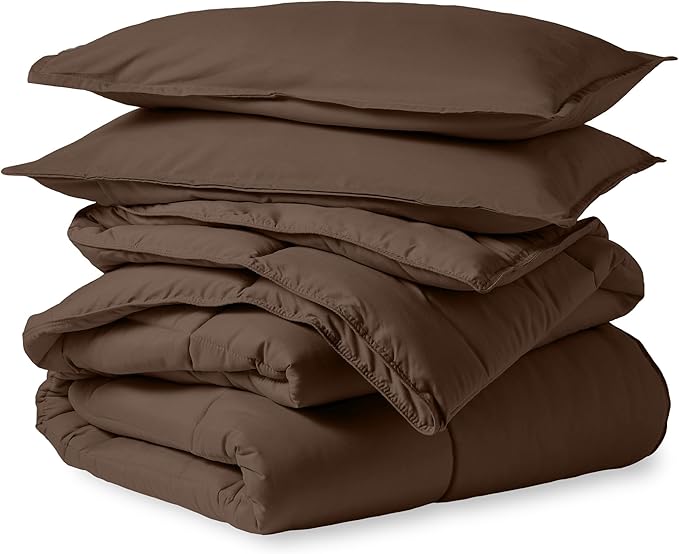 Comforter Set - Twin/Twin Extra Long Size - Ultra-Soft - Goose Down Alternative - Premium 1800 Series