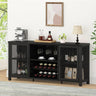 Liquor Bar Cabinet, Industrial Wine Bar Cabinet