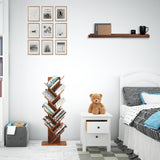 Tree Bookshelf 55 Inches, 9-Shelf Bookcase Rack, Free Standing Book Storage