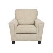 Abinger Chenille Contemporary Chair, Beige