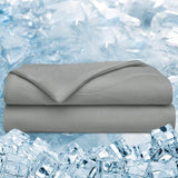 Double Cooling Comforter Queen for Hot Sleepers, Soft Breathable Double Side Cold Blanket for Night Sweats