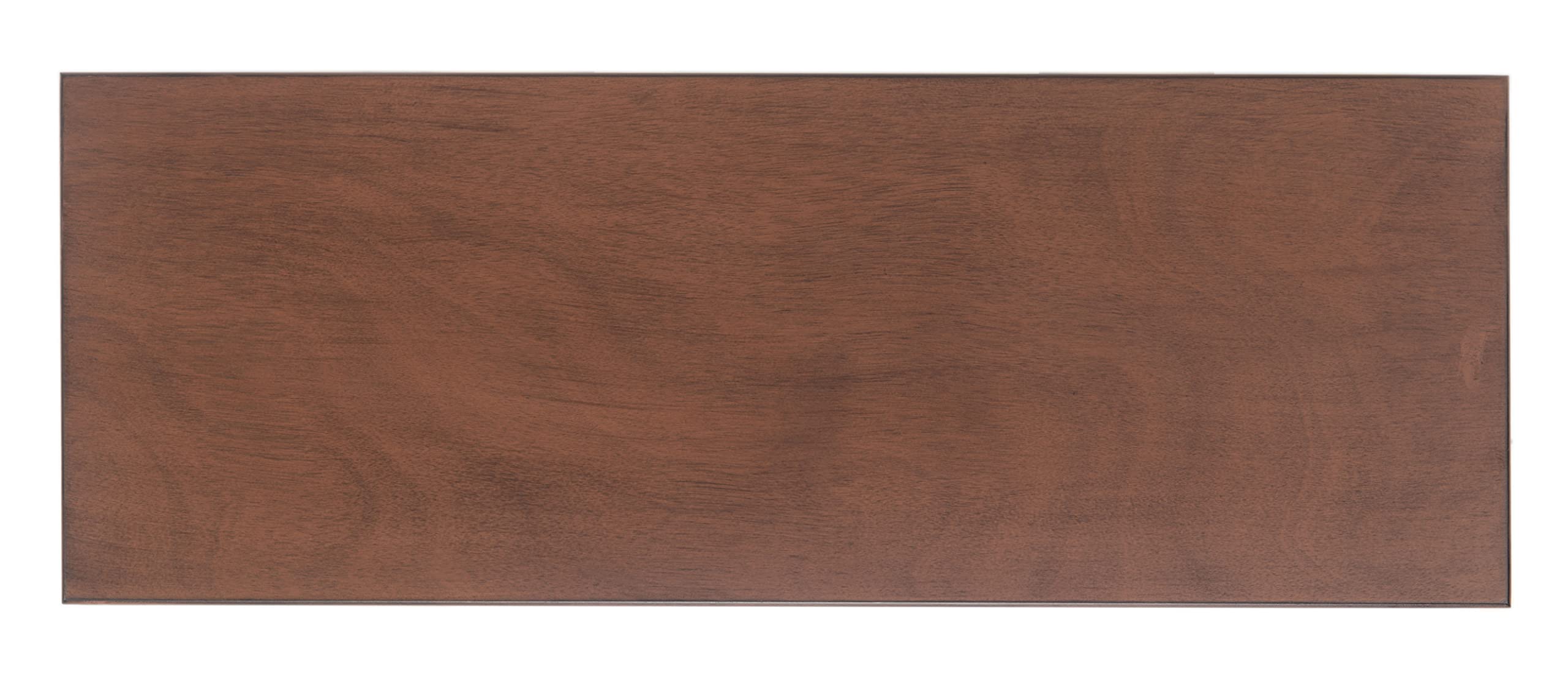 Home Collection Allura Brown 2-Drawer Bottom Shelf Console Table