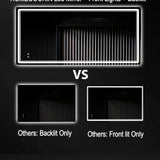 LED Bathroom Mirror 27x55 Inch with Adjustable Lighting & Anti-Fog