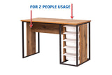 Desk with Drawers, Puzzle Table, Hobby & Activity Desk, Space-Saving Do-it-yourself