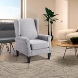 Modern Accent Chair, Chenille Fabric Armchair with High Resilience Sponge & Sturdy Legs