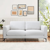 83'' Modern Living Room Teddy Velvet Recliner Sofa,3 Seater Sofa, Couches