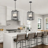 Black Farmhouse Modern Chandelier Light Fixture