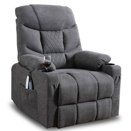 Power Lift Recliner Chairs for Elderly and Adults, Electric Lazy Sofa Chair with Heat