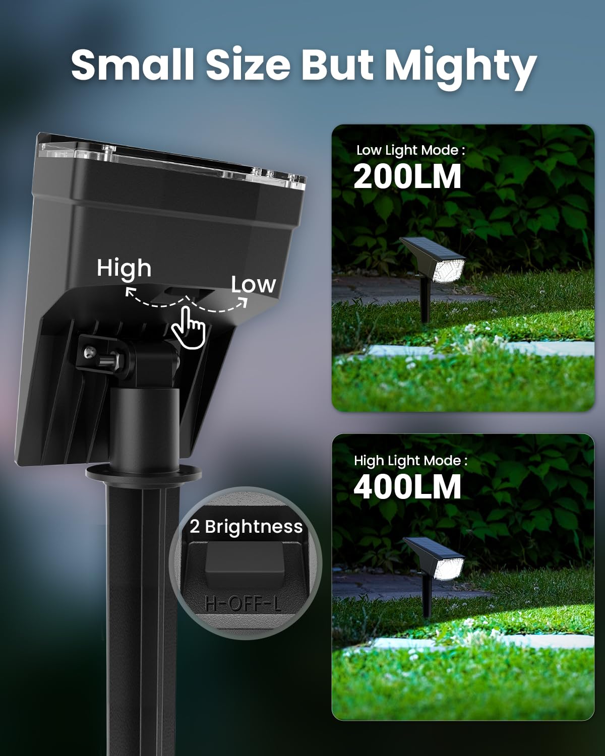 Solar Spot Lights Outdoor, Solar Lights Outdoor Waterproof IP65