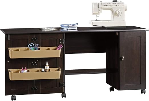 Miscellaneous Storage Sewing/Craft Cart/ Pantry cabinets, Mystic Oak finish