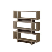 3251 Bookshelf, Bookcase, Etagere, 4 Tier, 55" H, Office, Bedroom, Laminate, Brown