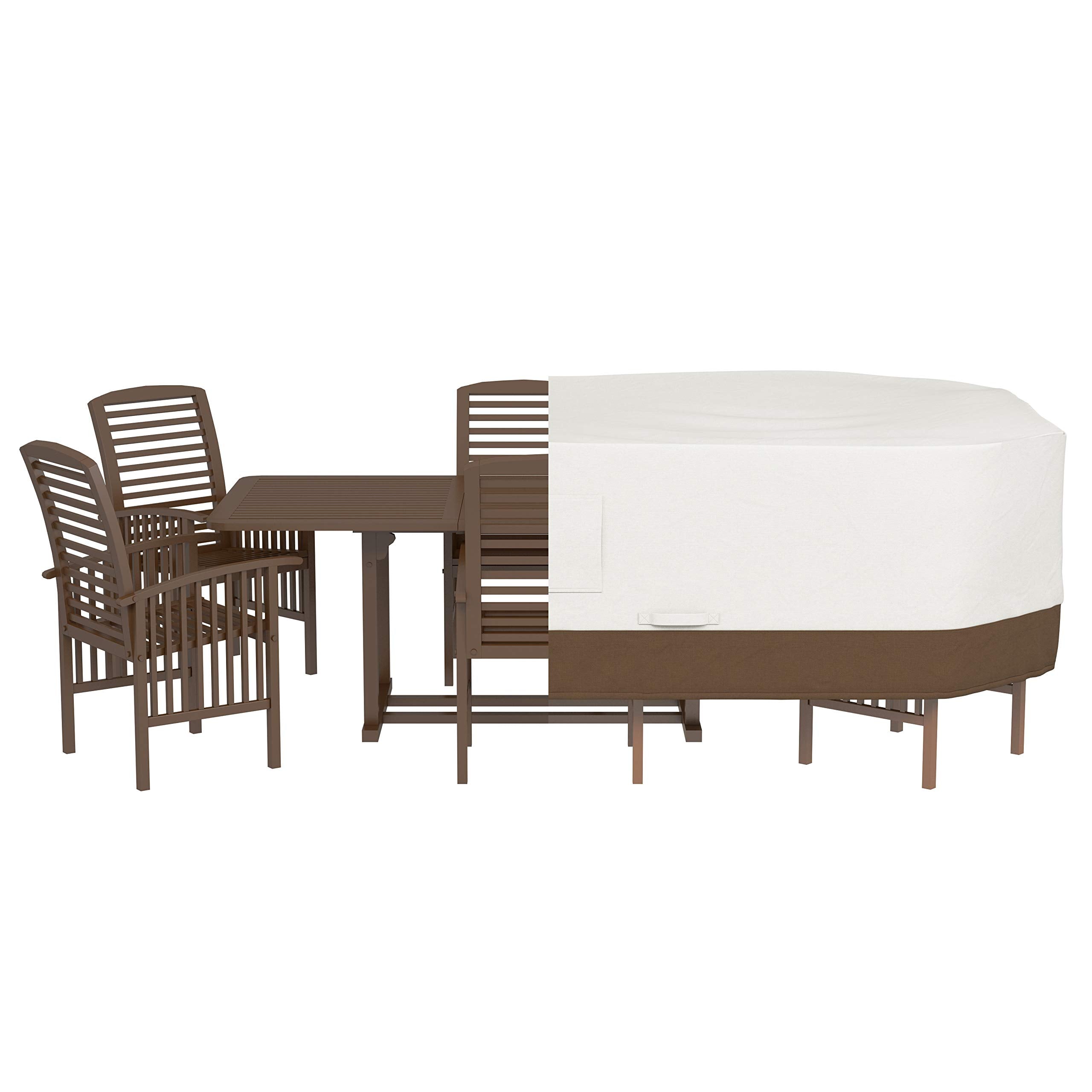 Outdoor Patio Furniture Table and Chair Cover Waterproof, Anti-UV, Durable, Large