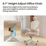 Ergonomic Office Chair - Comfy Desk Chairs with Wheels and Arms, 500LB Heavy Duty