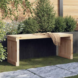Extendable Patio Bench in Natural Douglas Brown