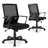 Office Desk Chair with Lumbar Support, Ergonomic Mesh Office Chair with Wheels