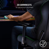 Enki X Essential Gaming Chair: All-Day Comfort - Built-in Lumbar Arch