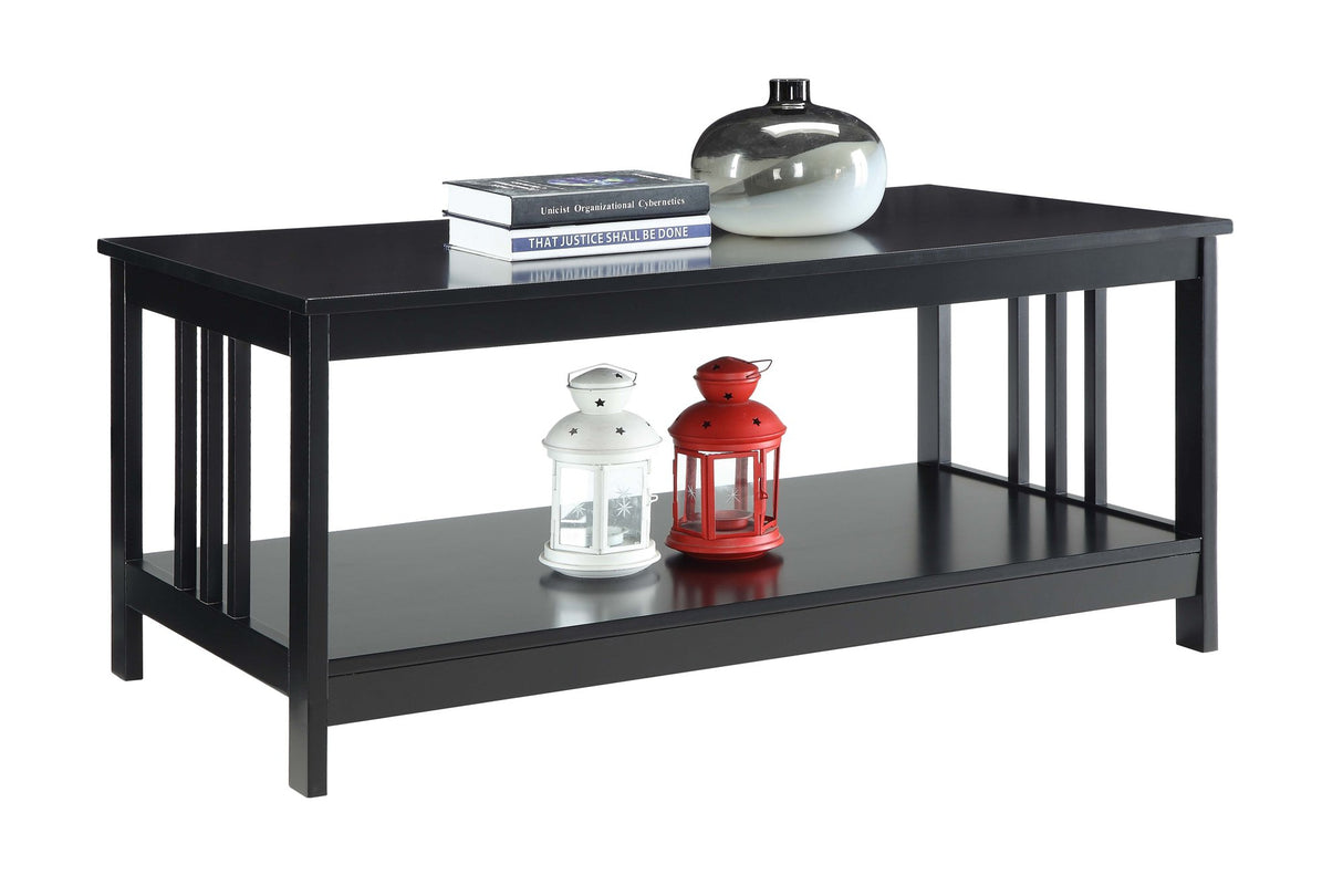 Mission Coffee Table, Black