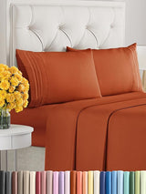 Queen Size Sheet Set - Breathable & Cooling Sheets