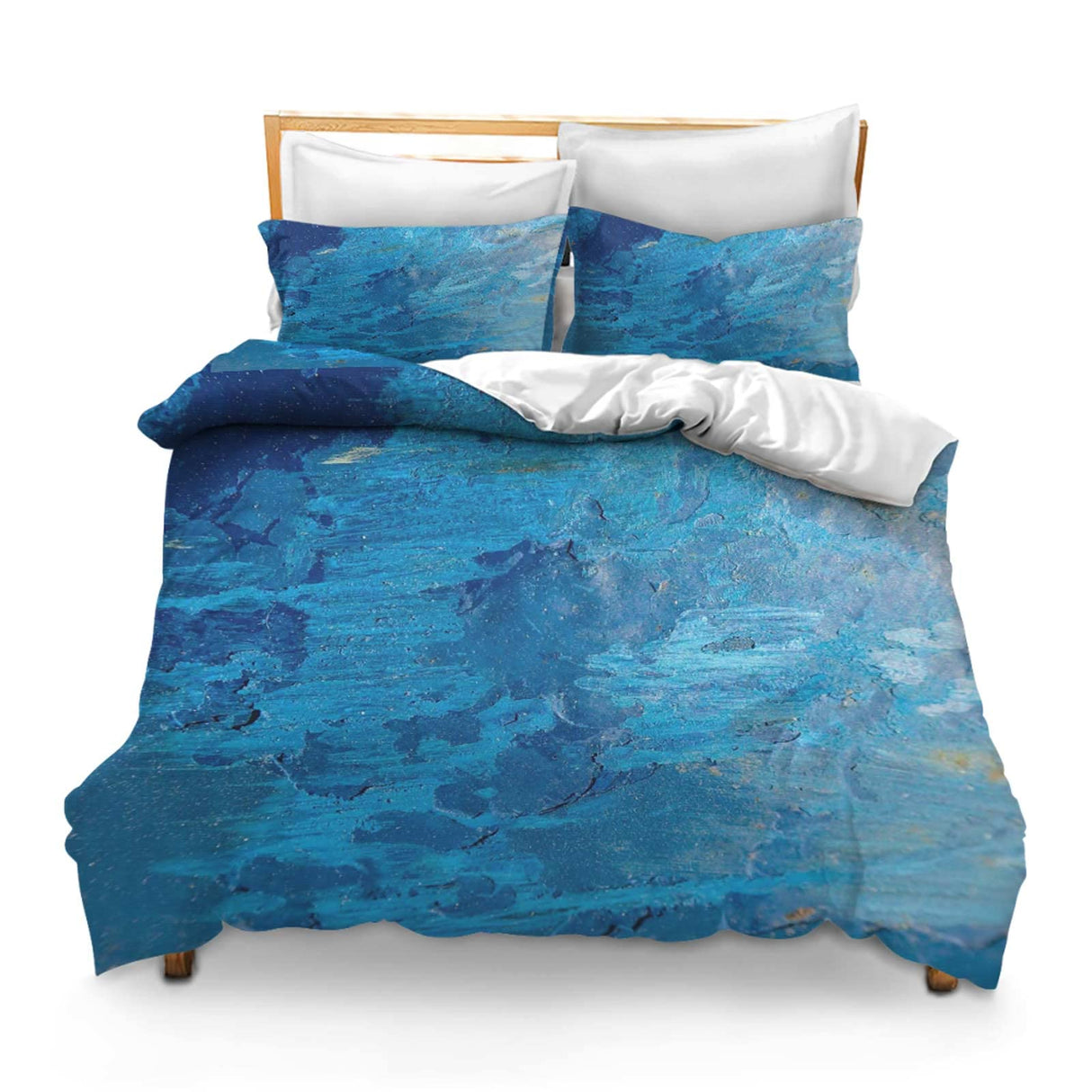 Printed Comforter Cover Set Full High-Resolution Texture Bedspread Room Decor