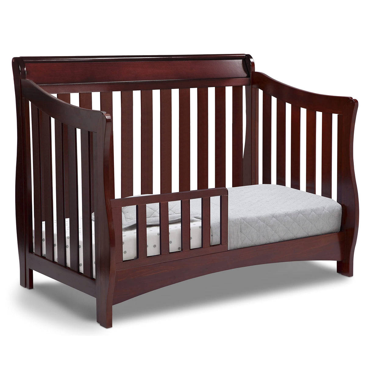 Bentley S Series 4-in-1 Convertible Baby Crib, Black Cherry Espresso