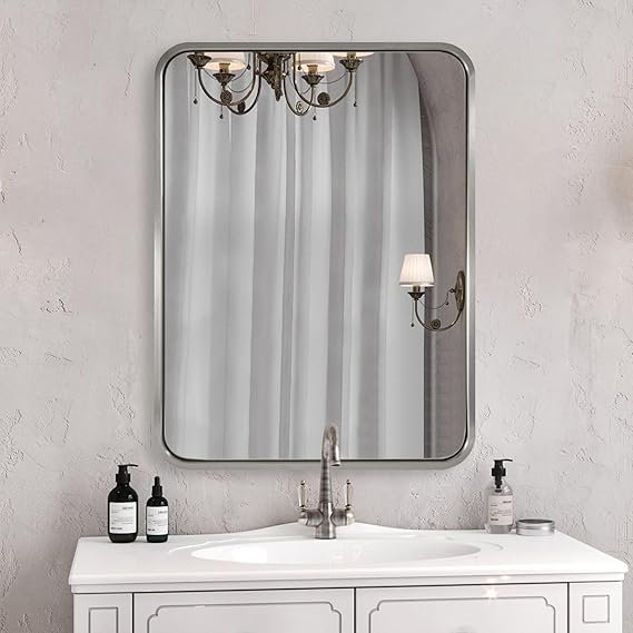 Bathroom Mirror, Bronze Wall Mirror, Bronze Vanity Mirror