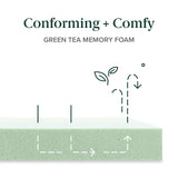 12 Inch Green Tea Memory Foam Mattress [New Version], King, Fiberglass free,