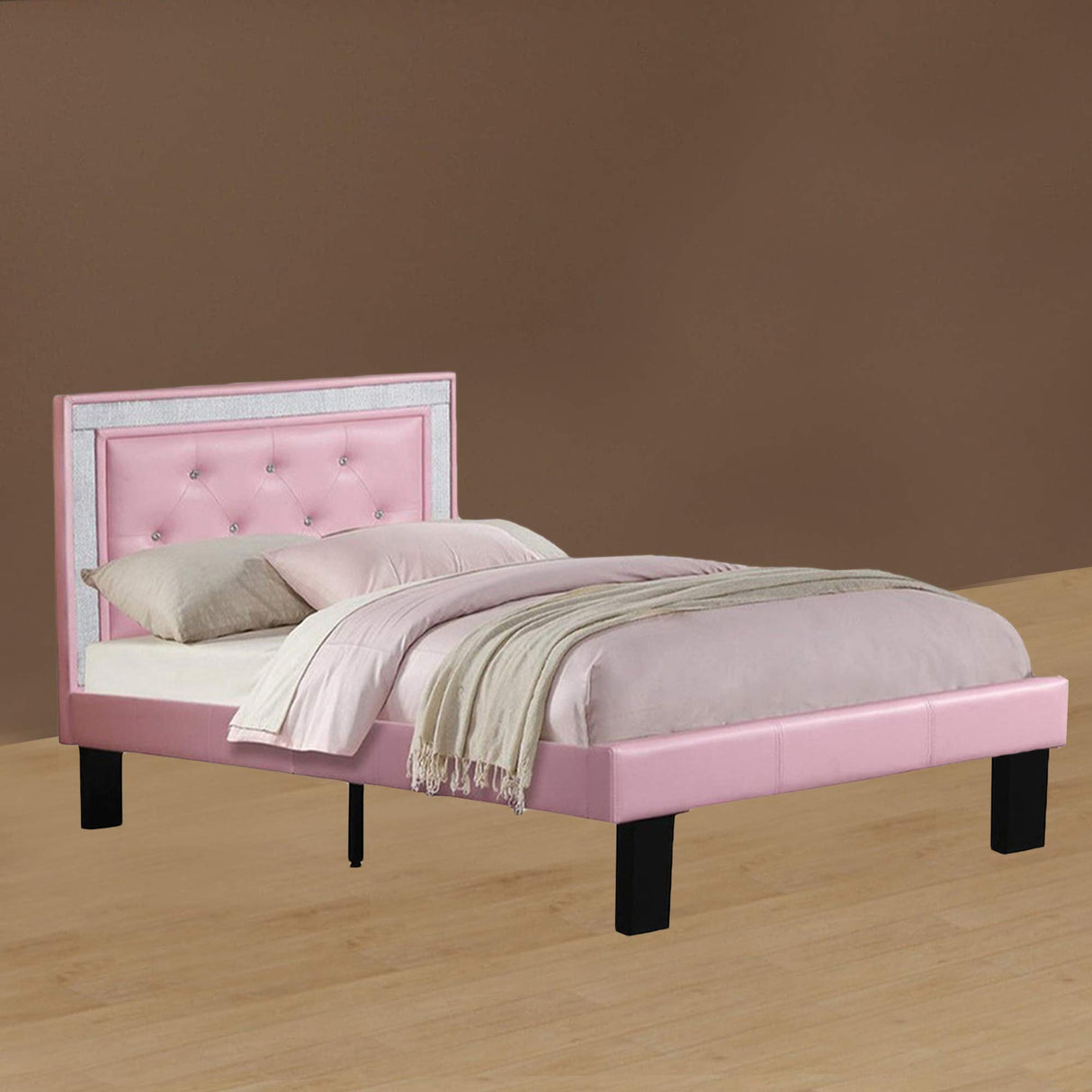 Wooden Bed, Pink