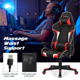 Gaming Desk & Chair Combo Set - Ergonomic Racing Style with Lumbar Support