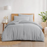 Fluffy Duvet Insert King - Lightweight Cooling Bedding Comforter King Size White