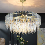 Gold Chandelier Crystal Modern Chandeliers Lighting Pendant Lights Fixtures