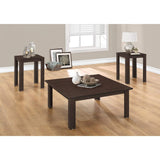 I 3 Piece Table Set, Dark Taupe