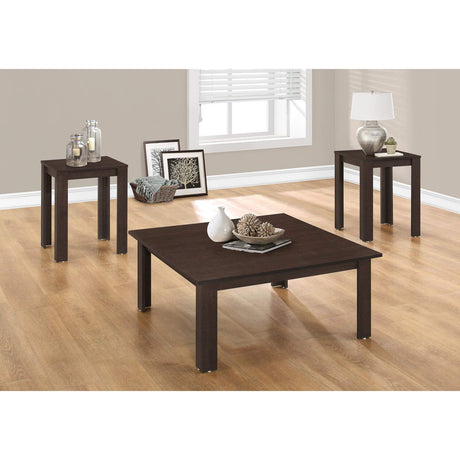 I 3 Piece Table Set, Dark Taupe