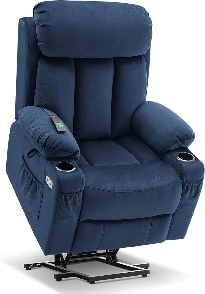 Large Power Lift Recliner Chair with Extended Footrest for Big and Tall Elderly People