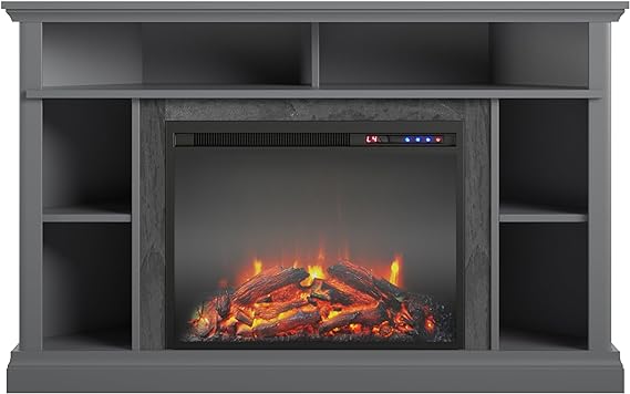 Overland Electric Corner Fireplace for TVs up to 50" Wide