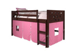 Low Loft with Pink Tent, Twin