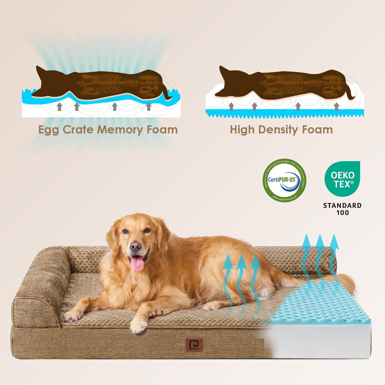 Memory Foam Orthopedic Dog Bed Medium Size Dog