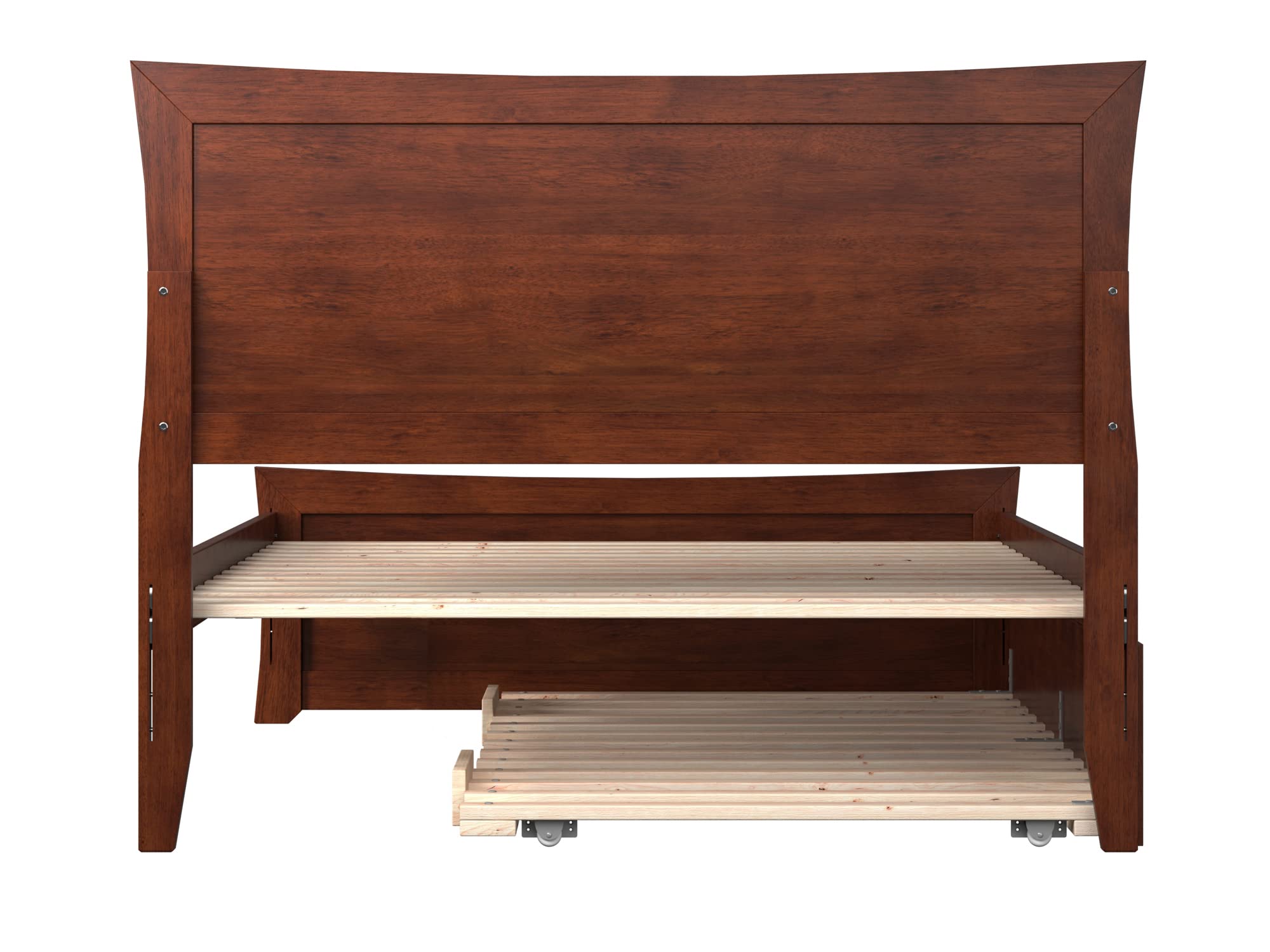 Metro Full Platform Bed with Matching Footboard and Turbo Charger with Twin Size Urban